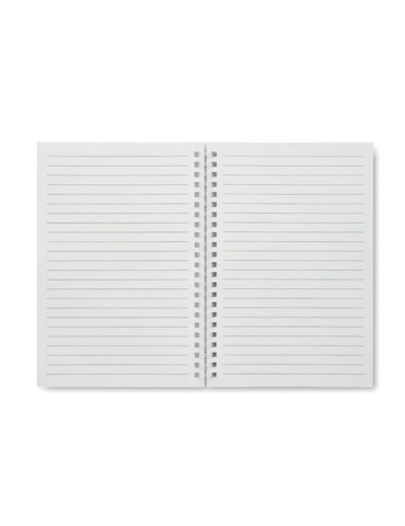 Cahier A5 en carton recyclé personnalisé - RECARNOTE Matières : papier recyclé Couleurs : noir cadeau collaborateur premium