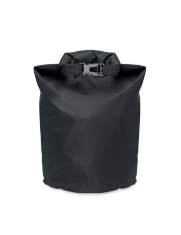 Sac étanche publicitaire 210T RPET 5L BOLSAIBLE Matières : PET recyclé Couleurs : noir marquage couleur éclatante