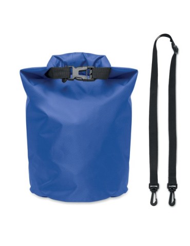 Sac étanche publicitaire 210T RPET 5L BOLSAIBLE Matières : PET recyclé Couleurs : bleu royal personnalisable avec votre logo