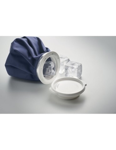 Poche à glace réutilisable  SANAR Matières : ABS Couleurs : bleu marquage laser ultra précis