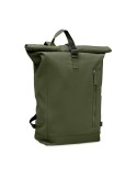 Sac à dos enroulable personnalisé 390 gr/m² KAMET Matières : coton recyclé Couleurs : vert armée