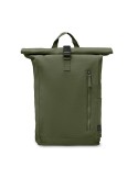 Sac à dos enroulable personnalisé 390 gr/m² KAMET Matières : coton recyclé Couleurs : vert armée objet publicitaire robuste