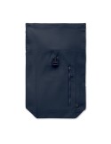 Sac à dos enroulable personnalisé 390 gr/m² KAMET Matières : coton recyclé Couleurs : bleu marine marquage couleur éclatante