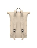 Sac à dos enroulable personnalisé 390 gr/m² KAMET Matières : coton recyclé Couleurs : beige personnalisation rapide en France