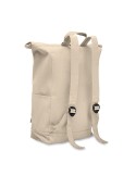 Sac à dos enroulable personnalisé 390 gr/m² KAMET Matières : coton recyclé Couleurs : beige accessoire événementiel unique