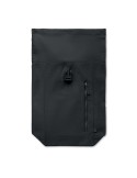 Sac à dos enroulable personnalisé 390 gr/m² KAMET Matières : coton recyclé Couleurs : noir objet promo petit budget