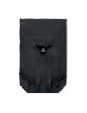 Sac à dos enroulable personnalisé 390 gr/m² KAMET Matières : coton recyclé Couleurs : noir goodies publicitaire événementiel