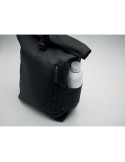 Sac à dos enroulable personnalisé 390 gr/m² KAMET Matières : coton recyclé Couleurs : noir livraison express 24h 48h