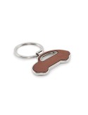 Porte-clés en forme de voiture personnalisé LAR Matières : métal Couleurs : marron