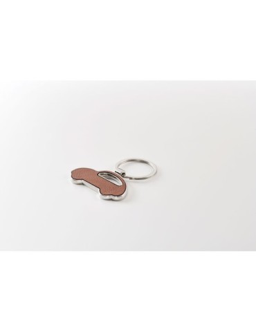 Porte-clés en forme de voiture personnalisé LAR Matières : métal Couleurs : marron impression haute définition