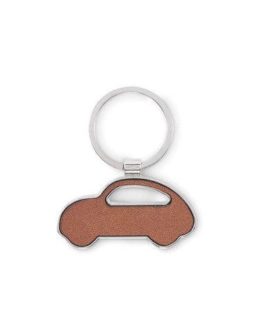 Porte-clés en forme de voiture personnalisé LAR Matières : métal Couleurs : marron livraison express 24h 48h