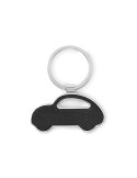 Porte-clés en forme de voiture personnalisé LAR Matières : métal Couleurs : noir marquage laser ultra précis