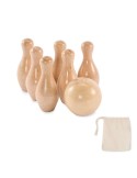 Mini jeu de quilles en pin  BOLITO Matières : bois Couleurs : bois