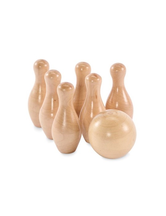 Mini jeu de quilles en pin BOLITO