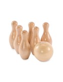 Mini jeu de quilles en pin  BOLITO Matières : bois Couleurs : bois impression haute définition