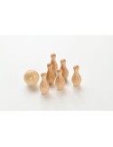 Mini jeu de quilles en pin  BOLITO Matières : bois Couleurs : bois livraison express 24h 48h