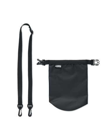 Sac étanche  1,5L 210T RPET BOLSAIBLE Matières : PET recyclé Couleurs : noir marquage laser ultra précis