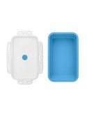Lunchbox pliable  en silicone KOLAPSO Matières : silicone Couleurs : bleu bébé goodies publicitaire événementiel