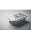 Lunchbox pliable  en silicone KOLAPSO Matières : silicone Couleurs : pierre personnalisation rapide en France