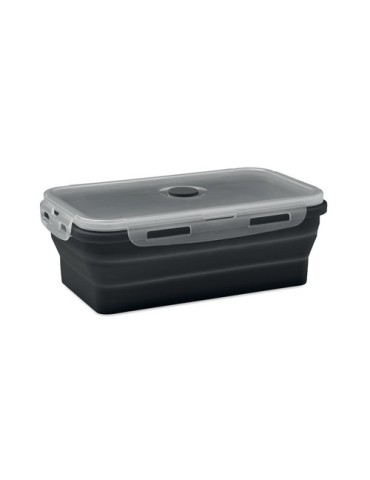 Lunchbox pliable  en silicone KOLAPSO Matières : silicone Couleurs : noir livraison express 24h 48h