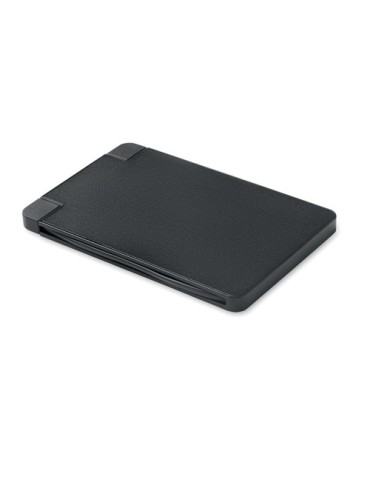 Powerbank magnétique  2500 mAh SLIMPO Matières : ABS Couleurs : noir cadeau entreprise pas cher