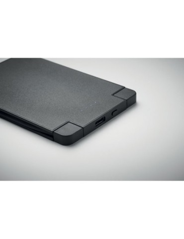 Powerbank magnétique  2500 mAh SLIMPO Matières : ABS Couleurs : noir goodies publicitaire événementiel