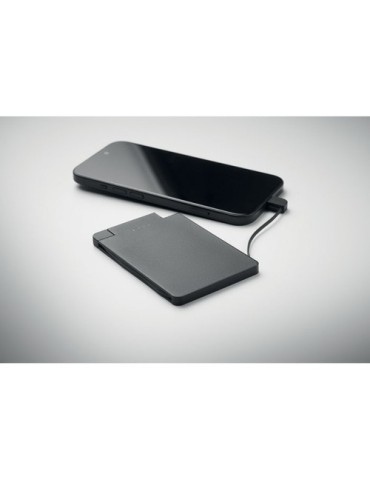 Powerbank magnétique  2500 mAh SLIMPO Matières : ABS Couleurs : noir livraison express 24h 48h