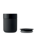 Gobelet en céramique personnalisé 330 ml QERAM Matières : grès Couleurs : noir personnalisation sur mesure