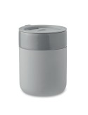 Gobelet en céramique personnalisé 330 ml QERAM Matières : grès Couleurs : gris cadeau entreprise pas cher