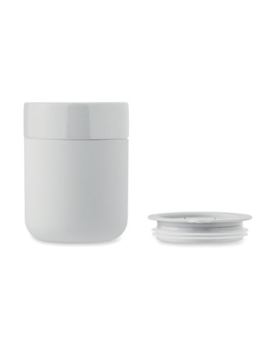 Gobelet en céramique personnalisé 330 ml QERAM Matières : grès Couleurs : blanc goodies personnalisé en stock