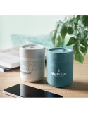 Gobelet en céramique personnalisé 330 ml QERAM Matières : grès Couleurs : bleu pétrole marquage couleur éclatante
