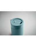 Gobelet en céramique personnalisé 330 ml QERAM Matières : grès Couleurs : bleu pétrole goodies publicitaire durable