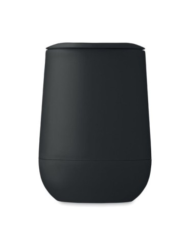 Gobelet double paroi  300 ml GO Matières : polypropylène (PP) Couleurs : noir objet promotionnel éco-responsable