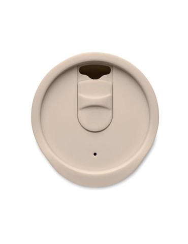Gobelet double paroi  300 ml GO Matières : polypropylène (PP) Couleurs : beige cadeau affaires élégant