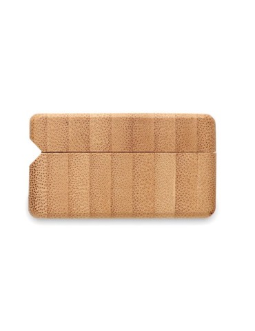 Écouteurs TWS s dans un étui OREBAM Matières : bambou Couleurs : bois impression haute définition