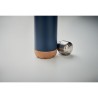 Bouteille isotherme double paroi  de 500 ml en acier inoxydable - ASPEN CORK Matières : acier inoxydable Couleurs : bleu marine 