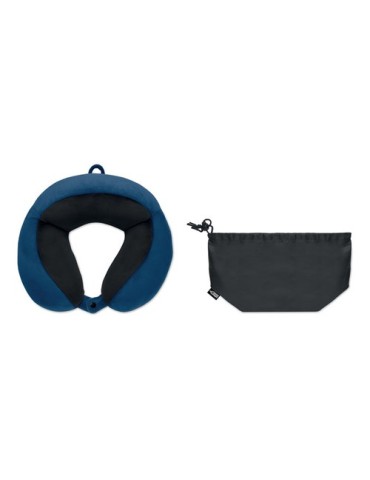 Oreiller de voyage en mousse personnalisé HEDREST Matières : polypropylène (PP) Couleurs : bleu personnalisation rapide en Franc