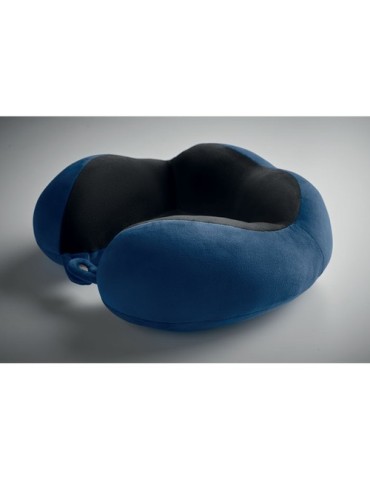 Oreiller de voyage en mousse personnalisé HEDREST Matières : polypropylène (PP) Couleurs : bleu objet publicitaire robuste