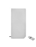 Serviette microfibre double face publicitaire  WAXOFF Matières : PET Couleurs : gris