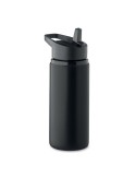 Bouteille simple paroi publicitaire 500 ml SPOT Couleurs : noir Matières : acier inoxydable recyclé
