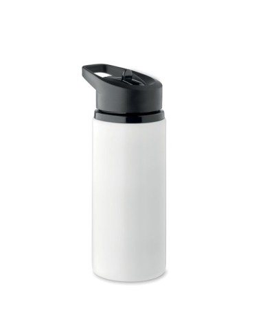 Bouteille simple paroi publicitaire 500 ml SPOT Couleurs : blanc Matières : acier inoxydable recyclé personnalisation rapide en 