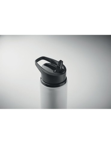 Bouteille simple paroi publicitaire 500 ml SPOT Couleurs : blanc Matières : acier inoxydable recyclé goodies personnalisé en sto