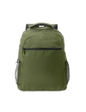 Sac à dos  personnalisé pour ordinateur 15" PUTER / TOPPER Matières : PET recyclé Couleurs : vert armée livraison express 24h 48