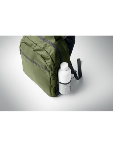 Sac à dos  personnalisé pour ordinateur 15" PUTER / TOPPER Matières : PET recyclé Couleurs : vert armée cadeau client original