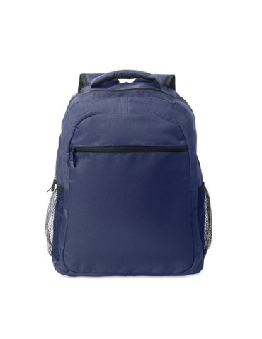 Sac à dos  personnalisé pour ordinateur 15" PUTER / TOPPER Matières : PET recyclé Couleurs : bleu objet promotionnel éco-respons