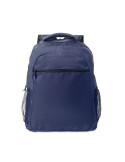 Sac à dos  personnalisé pour ordinateur 15" PUTER / TOPPER Matières : PET recyclé Couleurs : bleu objet promotionnel éco-respons