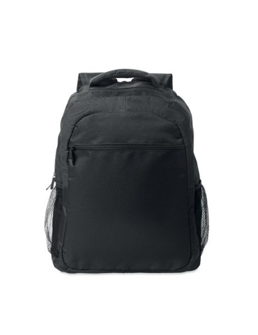Sac à dos  personnalisé pour ordinateur 15" PUTER / TOPPER Matières : PET recyclé Couleurs : noir marquage laser ultra précis