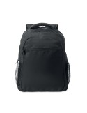 Sac à dos  personnalisé pour ordinateur 15" PUTER / TOPPER Matières : PET recyclé Couleurs : noir marquage laser ultra précis