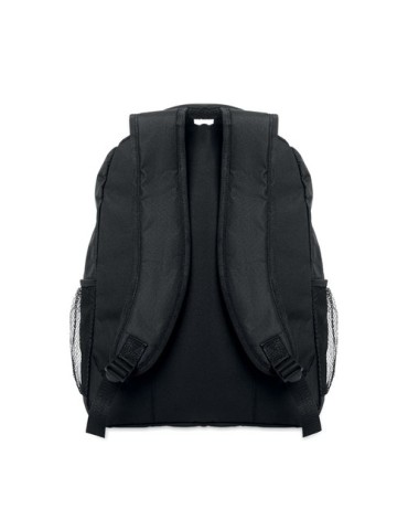 Sac à dos  personnalisé pour ordinateur 15" PUTER / TOPPER Matières : PET recyclé Couleurs : noir cadeau collaborateur premium