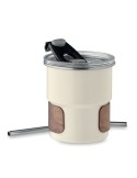 Gobelet publicitaire simple paroi 260 ml MATE Couleurs : beige Matières : acier inoxydable recyclé impression haute définition